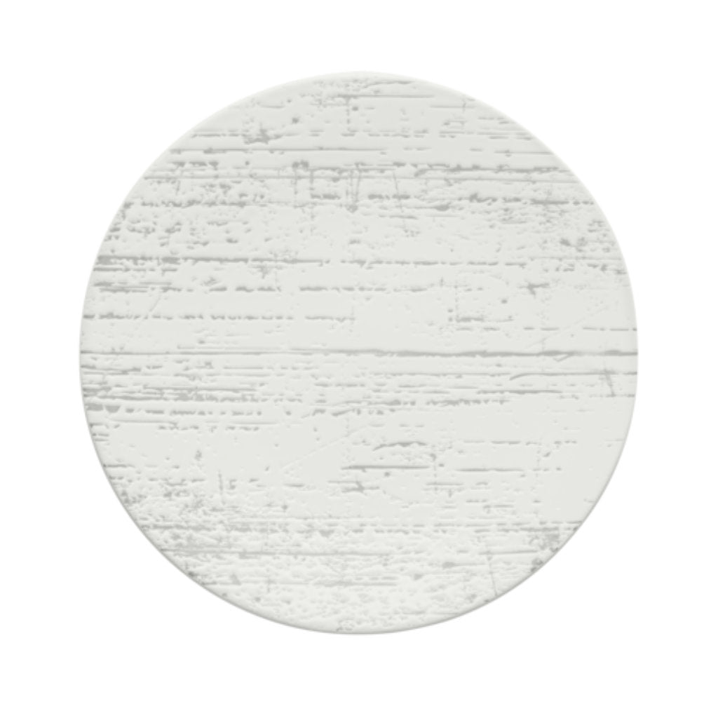 Drizzle Round Coupe Plate 280mm | White