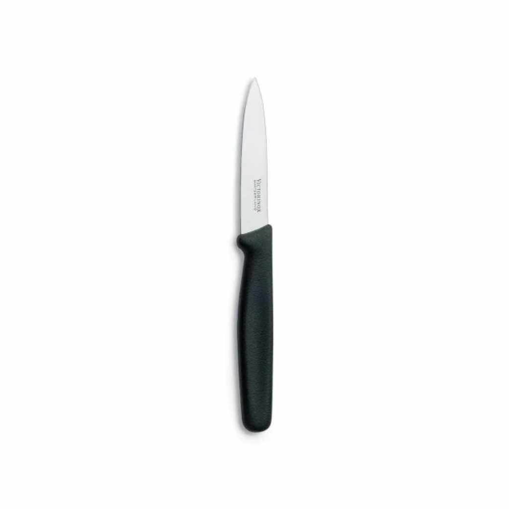 Paring Knife | Straight Black 80mm