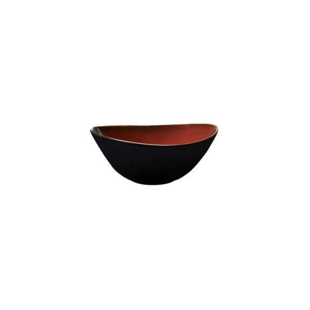 Rustic Oval Bowl | Crimson 155x145mm