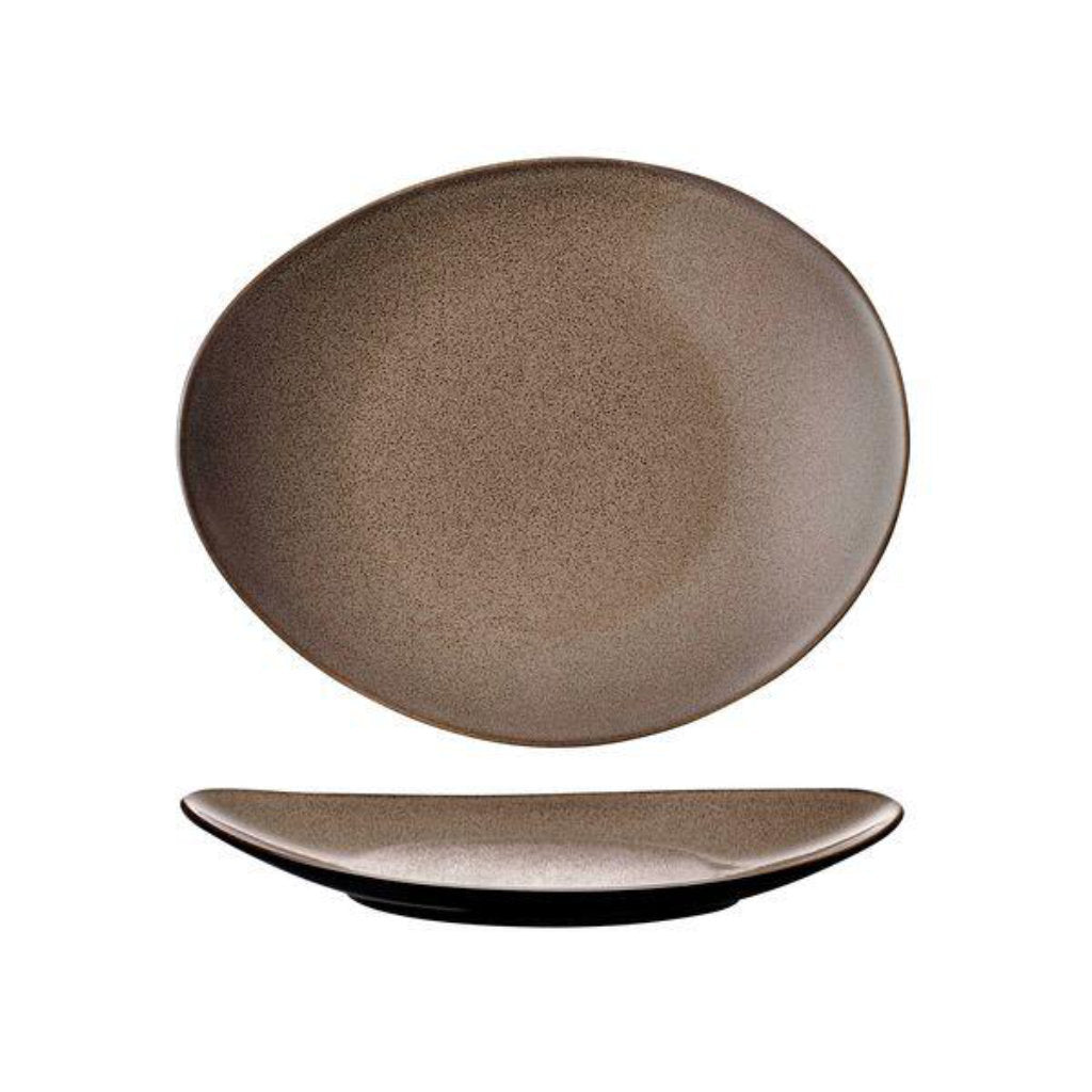 Rustic Oval Plate | Chestnut 225x185mm