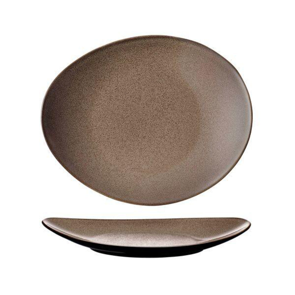 Rustic Oval Plate | Chestnut 290x245mm