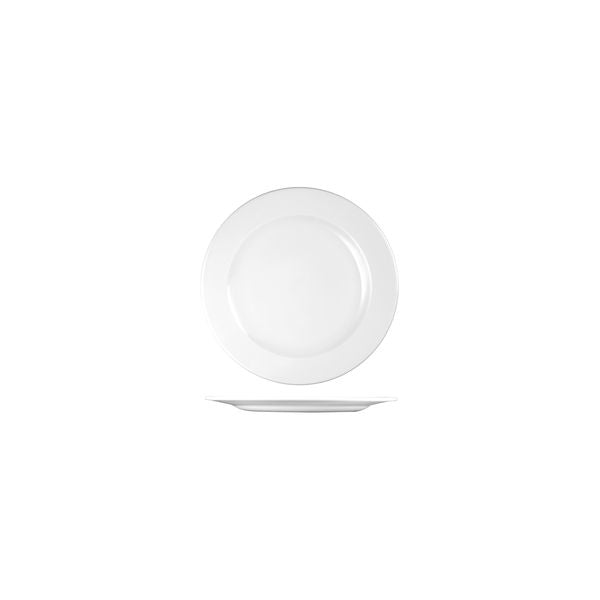Profile Plate Wide Rim | White 170mm