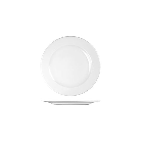 Profile Plate Wide Rim | White 215mm