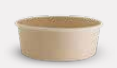 Bamboo Bowl 590ml 150x128x52mm 20oz Pkt 50/4