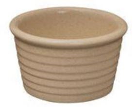 Ramekin Ribbed | Sand 90ml