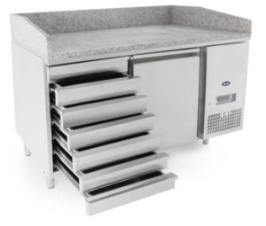 Atosa Chilled Pizza Prep Table 1 Door w Draws | 1510mm