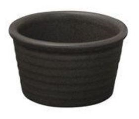 Ramekin Ribbed | Charcoal 90ml