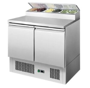 Atosa Saladette 2 Door Open Solid