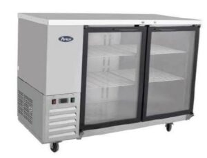 Atosa Back Bar Chiller | 2 Door Glass 1220mm