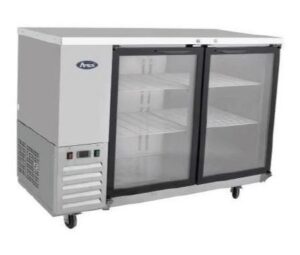 Atosa Back Bar Chiller | 2 Door Glass 1467mm