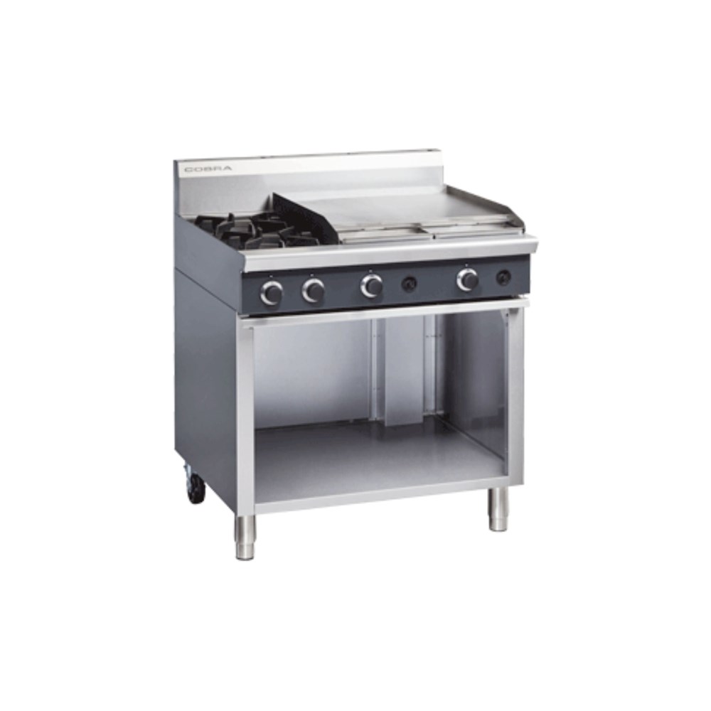 Griddle Gas Cooktop | 2 Burner | 900mm