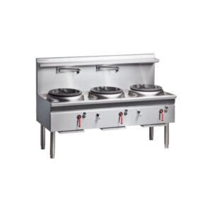Gas Waterless Wok | 3 Hole | 3 Duckbill | 1800mm