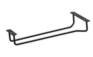 Glass Hang Rack Black 250mm