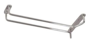 Glass Hang Rack Chrome 400mm