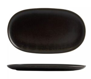Oval Coupe Plate | Earth 405x240mm