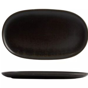 Oval Coupe Plate | Earth 405x240mm