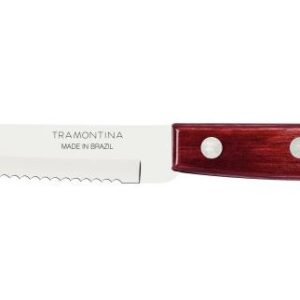 Tramontina Steak Knife Narrow | 110mm Red