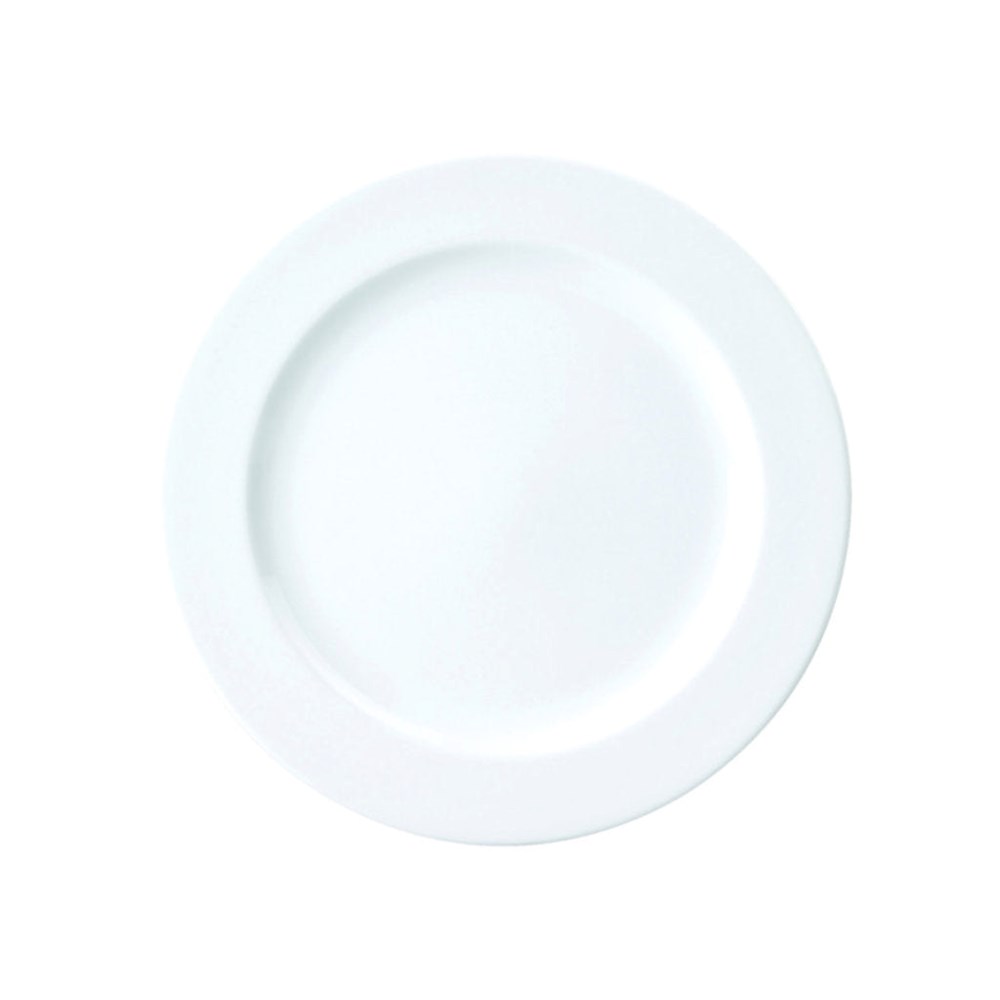 Round Plate Wide Rim | White 280mm