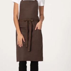 Apron Bib Lockharte Canvas | Espresso