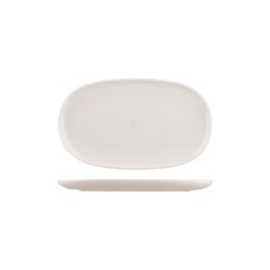 Oval Coupe Plate | Snow 305x180mm