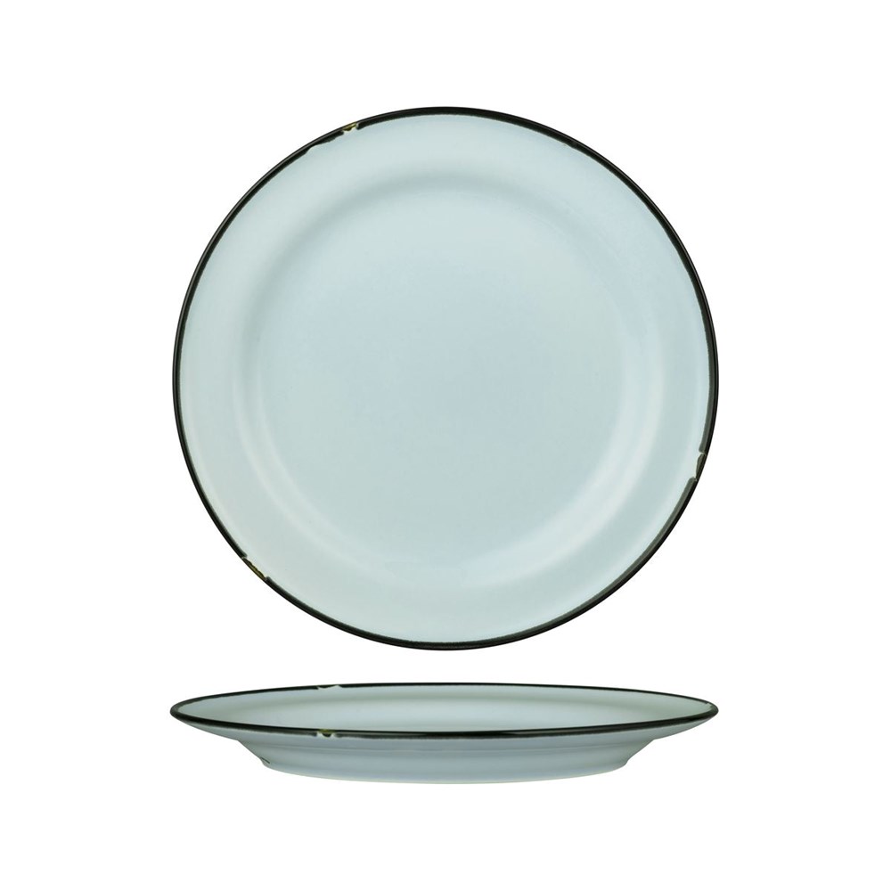 Tin Tin Round Plate | Blue/Black 270mm