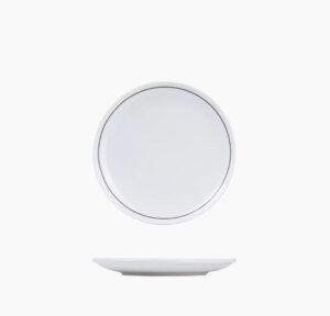 Princeton Black Coupe Plate | 210mm