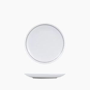 Princeton Black Coupe Plate | 210mm