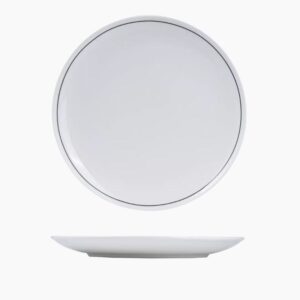 Princeton Black Coupe Plate | 290mm