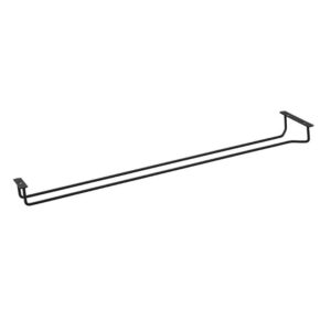 Glass Hang Rack Black 600mm