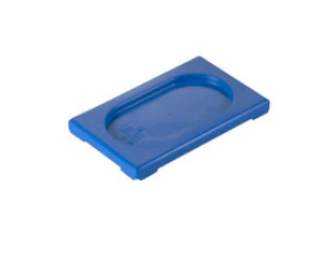 Steam Pan Lid Poly 1/9 Blue