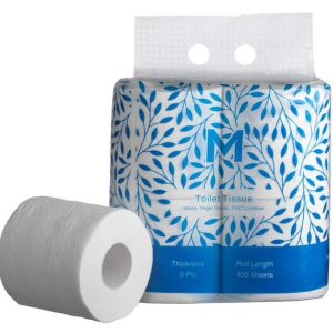 Toilet Rolls 2ply 400s Pkt 48