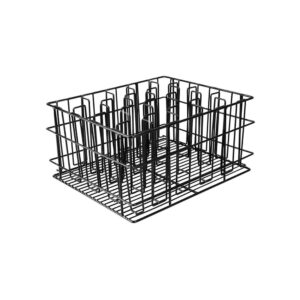 Glass Basket Black 20 Div 430x355mm