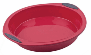 Cake Pan Round Silicone 240mm Red