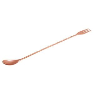 Bar/Muddling Spoon with Fork Copper