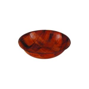 Woven Wood Salad Bowl 300mm