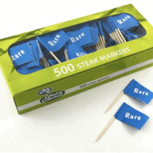 Steak Marker Flag Rare Pkt 500