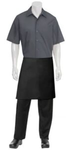 Apron 1/2 Black | No Pocket