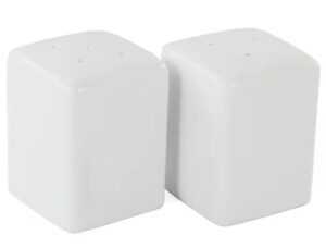 Mayfair Square Salt & Pepper PAIR | White 60mm