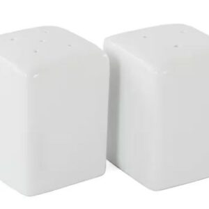 Mayfair Square Salt & Pepper PAIR | White 60mm