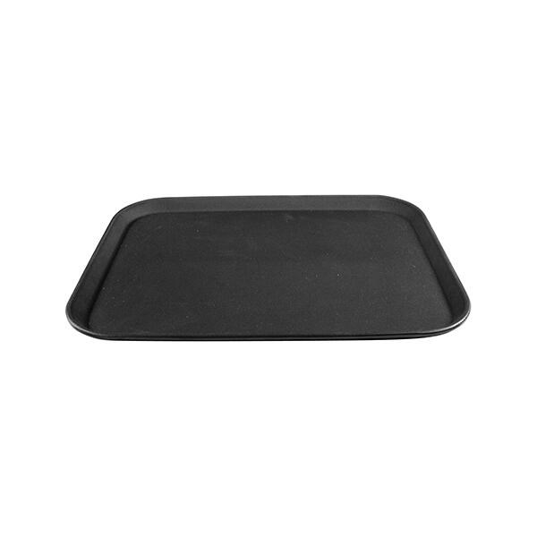 Tray Rectangular Non Slip Bar | Black 350x450mm