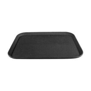 Tray Rectangular Non Slip Bar | Black 380x500mm