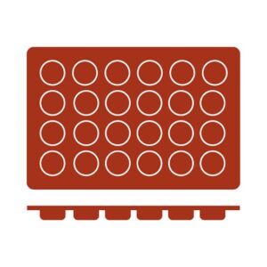 Silicon Mould Pomponette 24 Cup