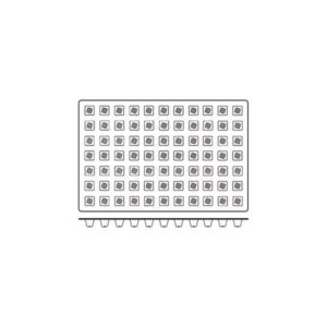 Silicon Mould Mini Pyramid 28x28x25mm 77 Cup Ctn 1