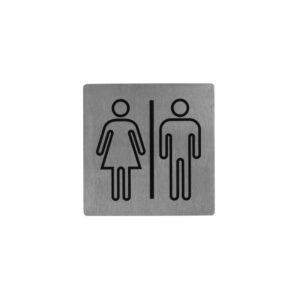 Sign Restroom Logo S/S 130mm 1/10