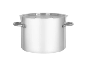 Stockpot with cover 8ltr Alum Chef Inox Premier