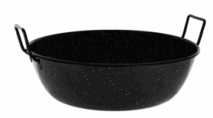 Paella Pan Enamelled Deep 360mm