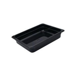 Steam Pan Poly Black 1/2 | 100mm