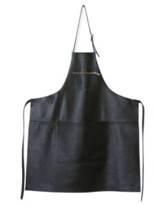 Apron Leather Amazing Black