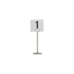 Ring Clip Table Number Stand | Heavy base 200mm