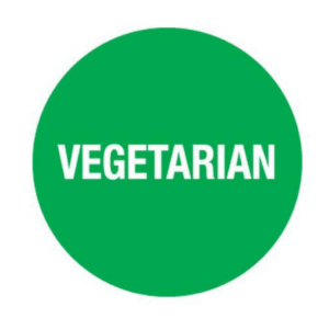 Vegetarian Food Labels - Green